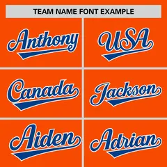 Orange Royal Raglan Pullover Authentic Baseball Jersey 3