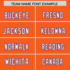 Orange Royal Raglan Sleeves Pattern Football Jersey 3