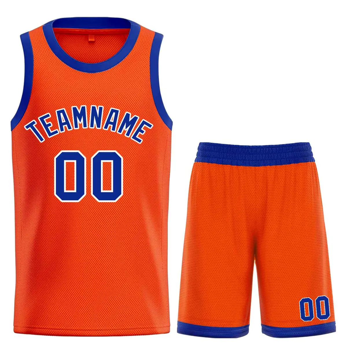 Orange Royal-White Bull Classic Sets Basketball Jersey