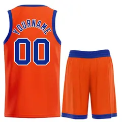 Orange Royal-White Bull Classic Sets Basketball Jersey 2