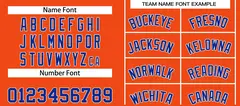 Orange Royal-White Bull Classic Sets Basketball Jersey 4
