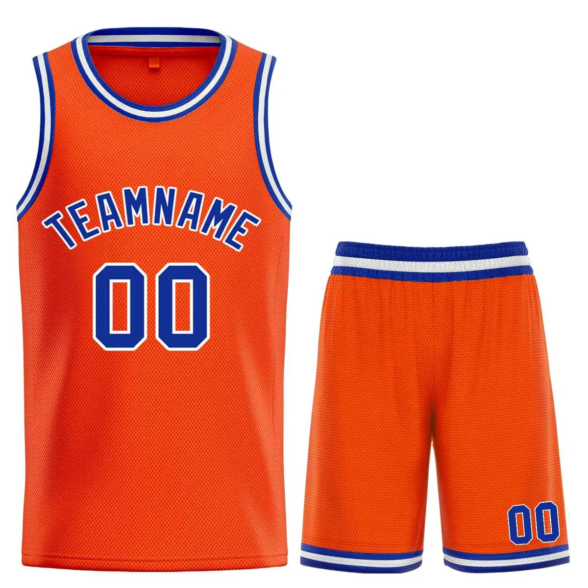 Orange Royal-White Bull Classic Sets Basketball Jersey