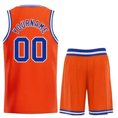 Orange Royal-White Bull Classic Sets Basketball Jersey 2
