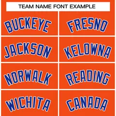 Orange Royal-White Classic Casual Basketball Jersey 3