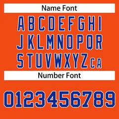 Orange Royal-White Classic Casual Basketball Jersey 4