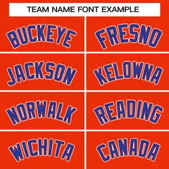 Orange Royal-White Classic Mesh Basketball Jersey for Women 3