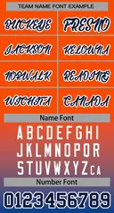 Orange Royal-White Gradient Stripe Fashion Baseball Jersey 3