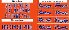Orange Royal-White Heal Basketball Jersey Uniform Set 4