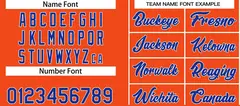 Orange Royal-White Heal Basketball Jersey Uniform Set 4