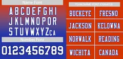 Orange Royal White-Royal Gradient Outdoor Football Jersey 3