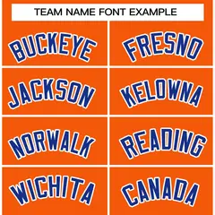 Orange Royal-White Varsity Full-Snap Letterman Jacket 3