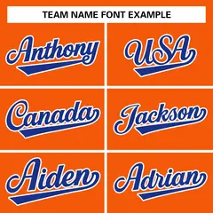 Orange Royal-White Varsity Full-Snap Letterman Jacket 5