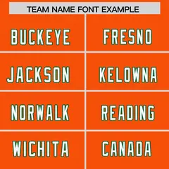 Orange Shoulder Cut Two-Tone Authentic Football Jersey 3