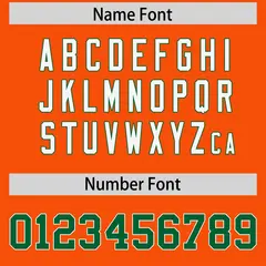 Orange Shoulder Cut Two-Tone Authentic Football Jersey 4
