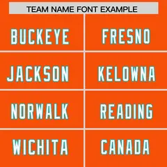 Orange Shoulder Cut Two-Tone Authentic Football Jersey 3