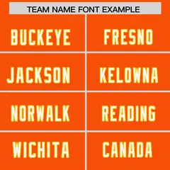 Orange Shoulder Cut Two-Tone Authentic Football Jersey 3