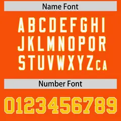Orange Shoulder Cut Two-Tone Authentic Football Jersey 4