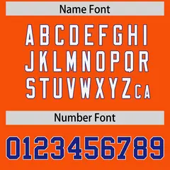 Orange Shoulder Cut Two-Tone Authentic Football Jersey 4