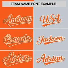Orange Silver Four Squares Performance Polo Shirt 3