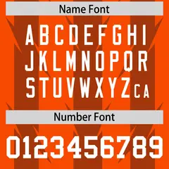 Orange Texas Orange Razr Stripe Graffiti Flag Football Jersey 4