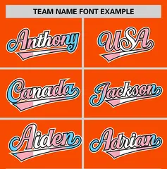 Orange Transgender Pride Month Classic Baseball Jersey 3
