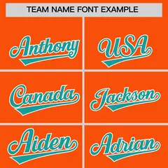 Orange Varsity Color Block Full-Snap Letterman Jacket 3