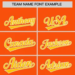 Orange Varsity Color Block Full-Snap Letterman Jacket 3