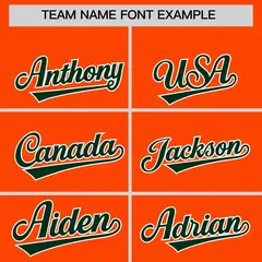 Orange Varsity Color Block Full-Snap Letterman Jacket 3