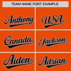 Orange Varsity Color Block Full-Snap Letterman Jacket 3