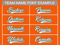 Orange White-Aqua Classic Hockey Jersey 3