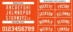 Orange White Bull Classic Sets Basketball Jersey 4