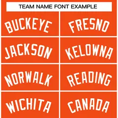 Orange White Classic Casual Basketball Jersey 3
