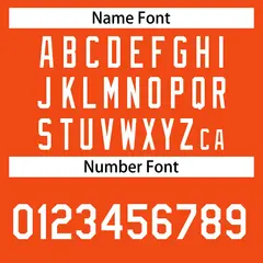 Orange White Classic Casual Basketball Jersey 4