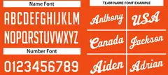Orange White Classic Sets Sports Uniform Basketball Jersey 4