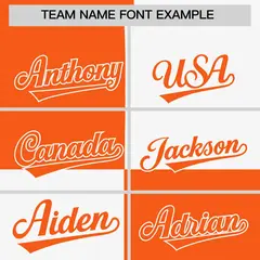 Orange White Four Squares Color Block Varsity Letterman Jacket Hoodie 5