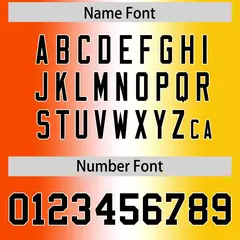 Orange White-Gold Gradient Fashion Authentic Football Jersey 4