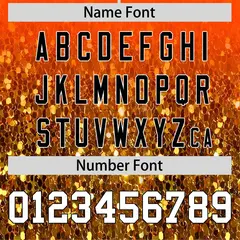 Orange White Gradient Sparkle-Effect Baseball Jersey 4