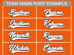 Orange White Gray-Black Classic Hockey Jersey 3