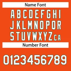 Orange White-Green Classic Casual Basketball Jersey 4