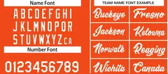 Orange White Heal Basketball Jersey Uniform Set 4