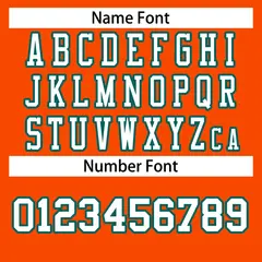 Orange White-Kelly Green Classic Style Football Jersey 4
