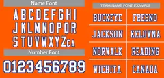 Orange White-Panther Blue Classic Mesh Football Jersey 3