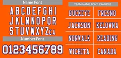 Orange White-Purple Classic Style Mesh Football Jersey 3