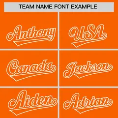 Orange White Raglan Two Tone Varsity Full-Snap Letterman Jacket Hoodie 5