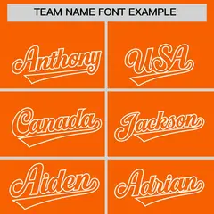 Orange White Raglan Two Tone Varsity Full-Snap Letterman Jacket Hoodie 5