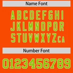 Orange White Reversible Baseball Jersey Moisture-Wicking 8