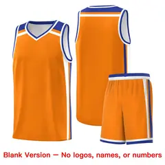 Orange White Royal Blue Charge Series Basketball Jersey 7