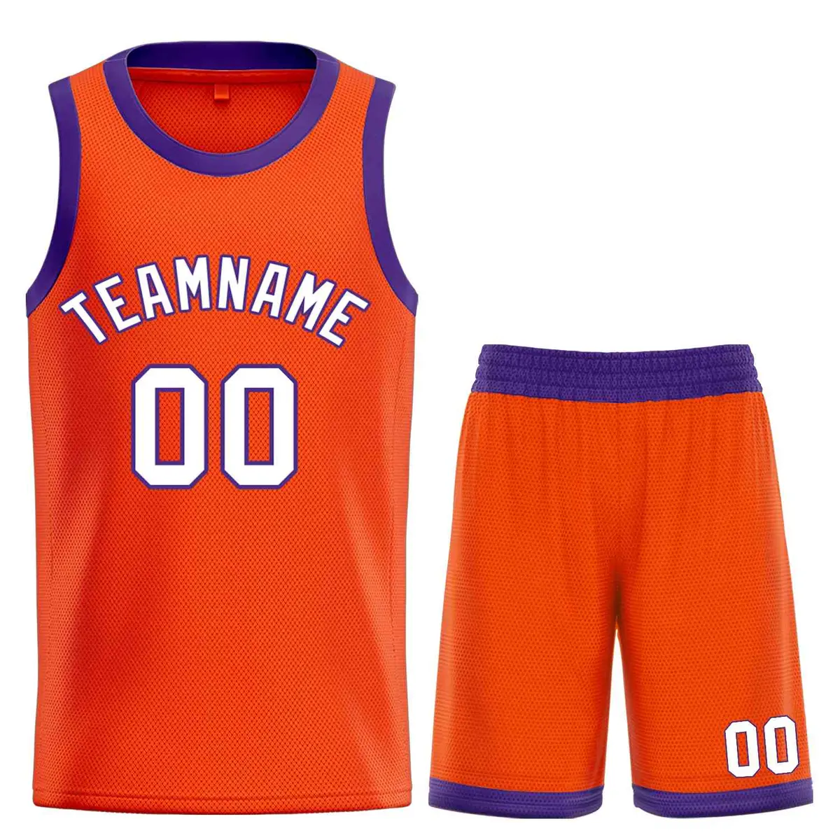 Orange White-Royal Bull Classic Sets Basketball Jersey