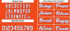 Orange White-Royal Heal Basketball Jersey Uniform Set 4