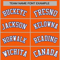 Orange White-Royal Varsity Full-Snap Letterman Jacket 5